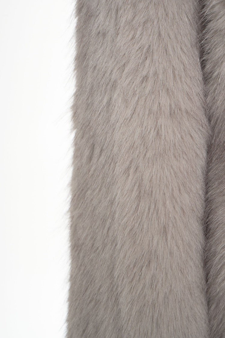 Max Mara 'Eros' Faux Fur Coat