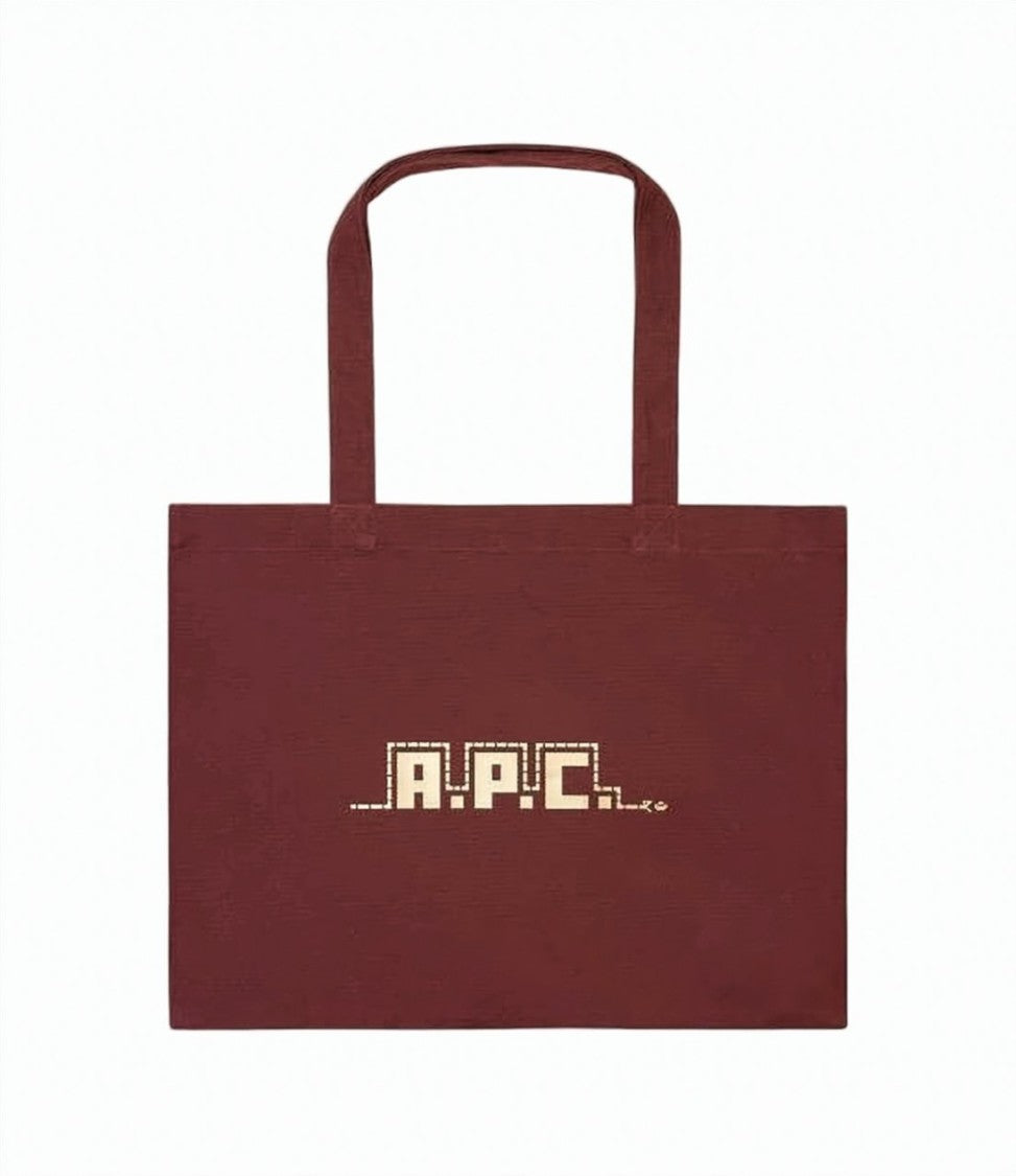 A.P.C. Rectangular Cotton Shoulder Bag