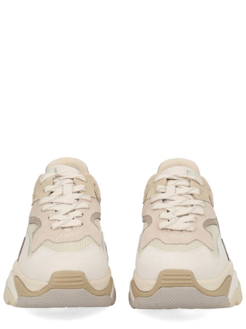 Ash Neutrals Addict Layered Suede Chunky Sneakers