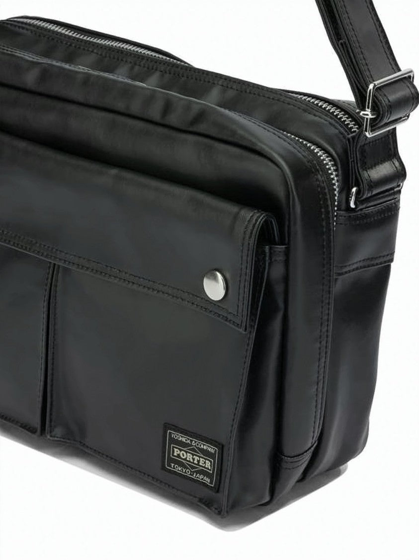 Porter Durable Canvas Crossbody Bag With Adjustable Strap