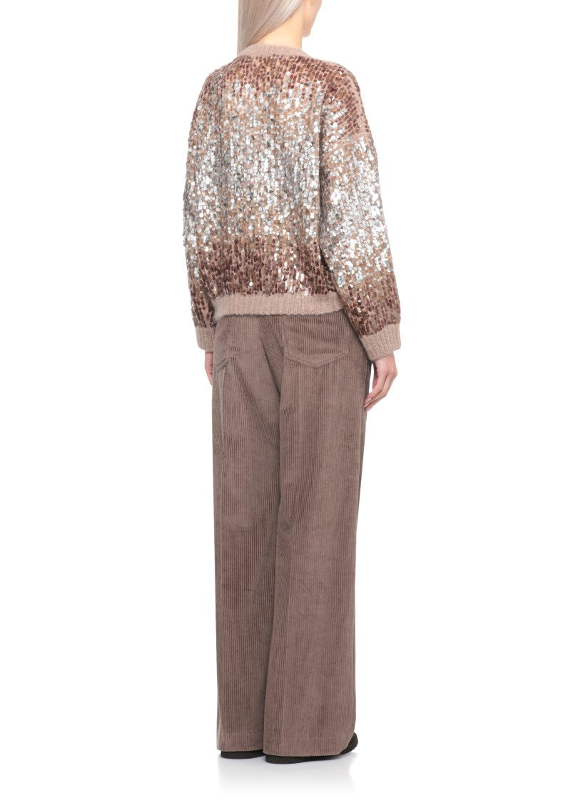 Brunello Cucinelli Brown Mohair Sweater