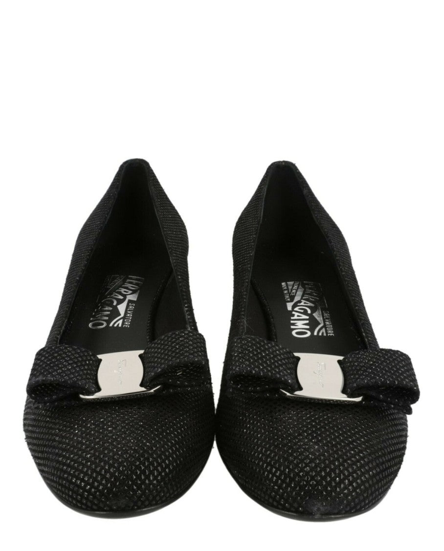 Ferragamo Vara 1 Crystal Embellished Pumps - Narrow Width