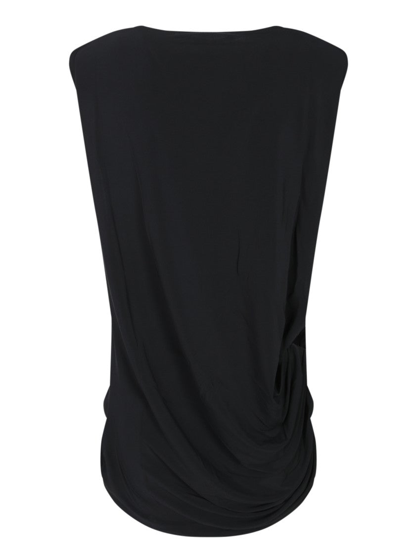 Jacquemus Sleeveless Top With Draped Details