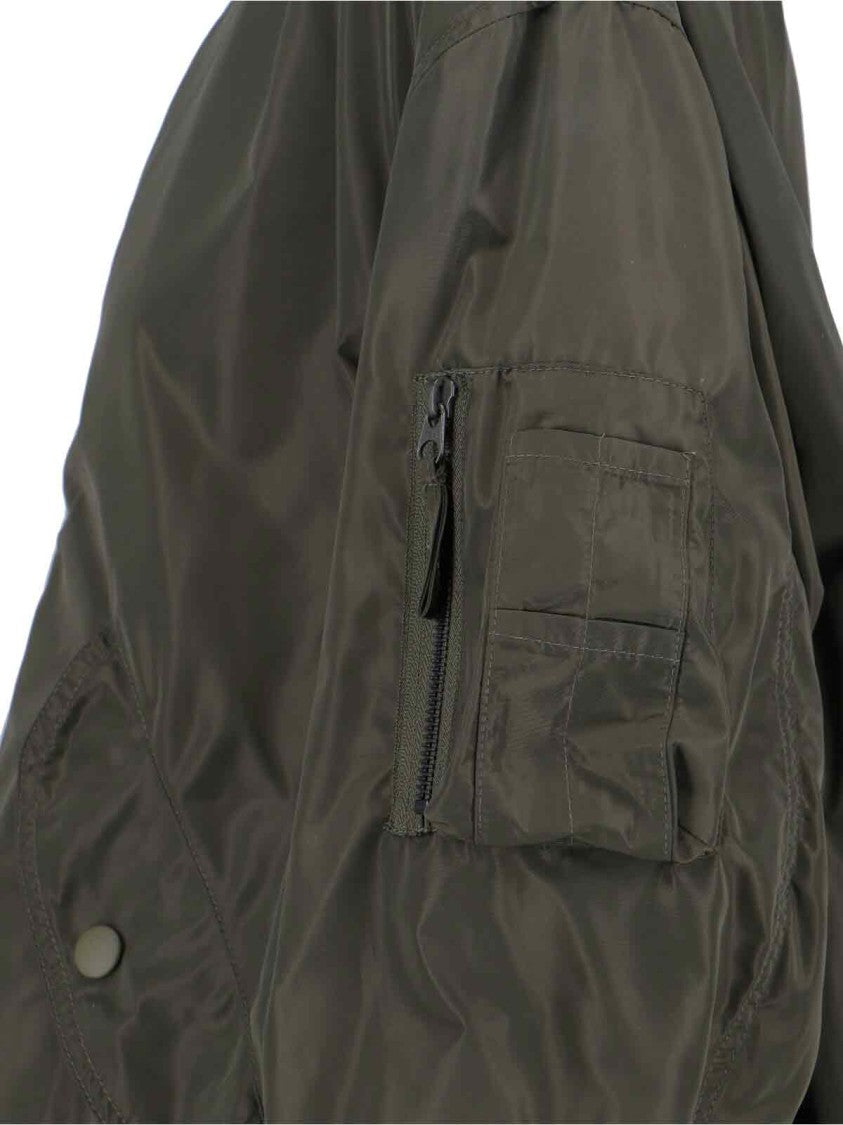 Aspesi Technical Zip-Up Coat – Green