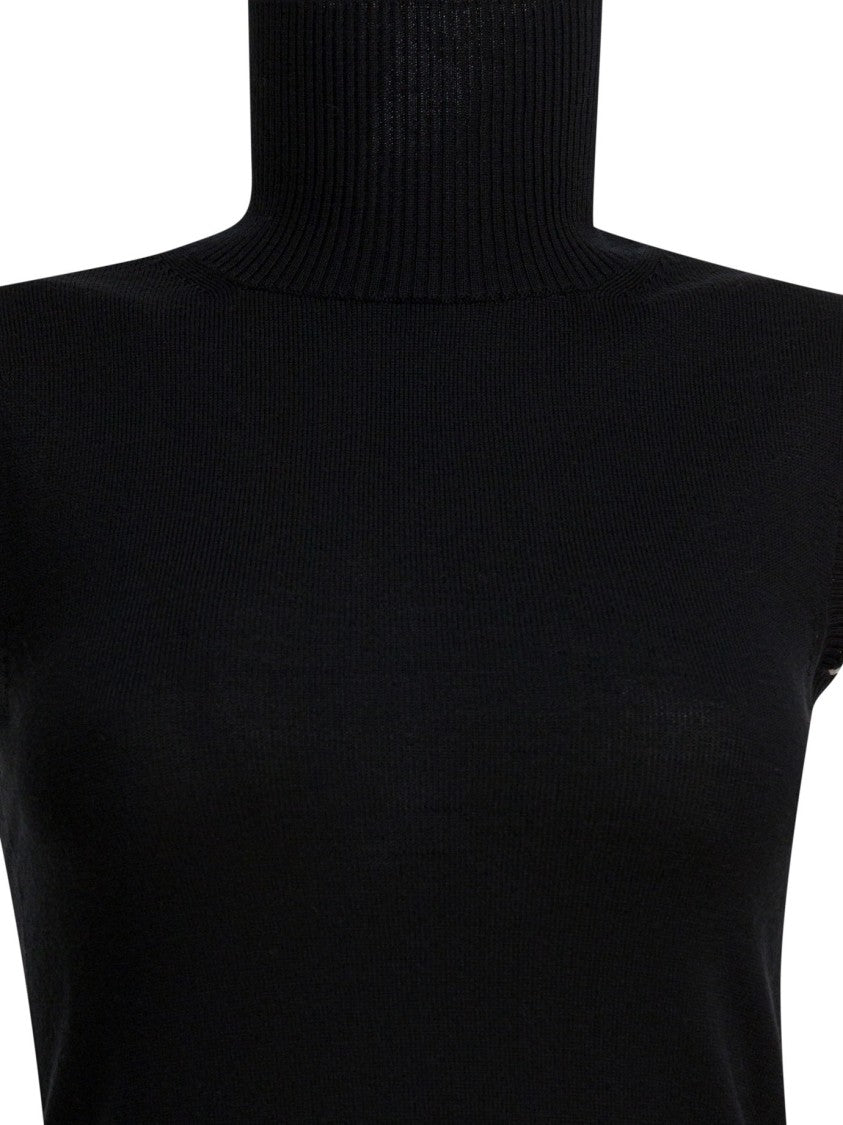 Max Mara Mock Neck Sleeveless