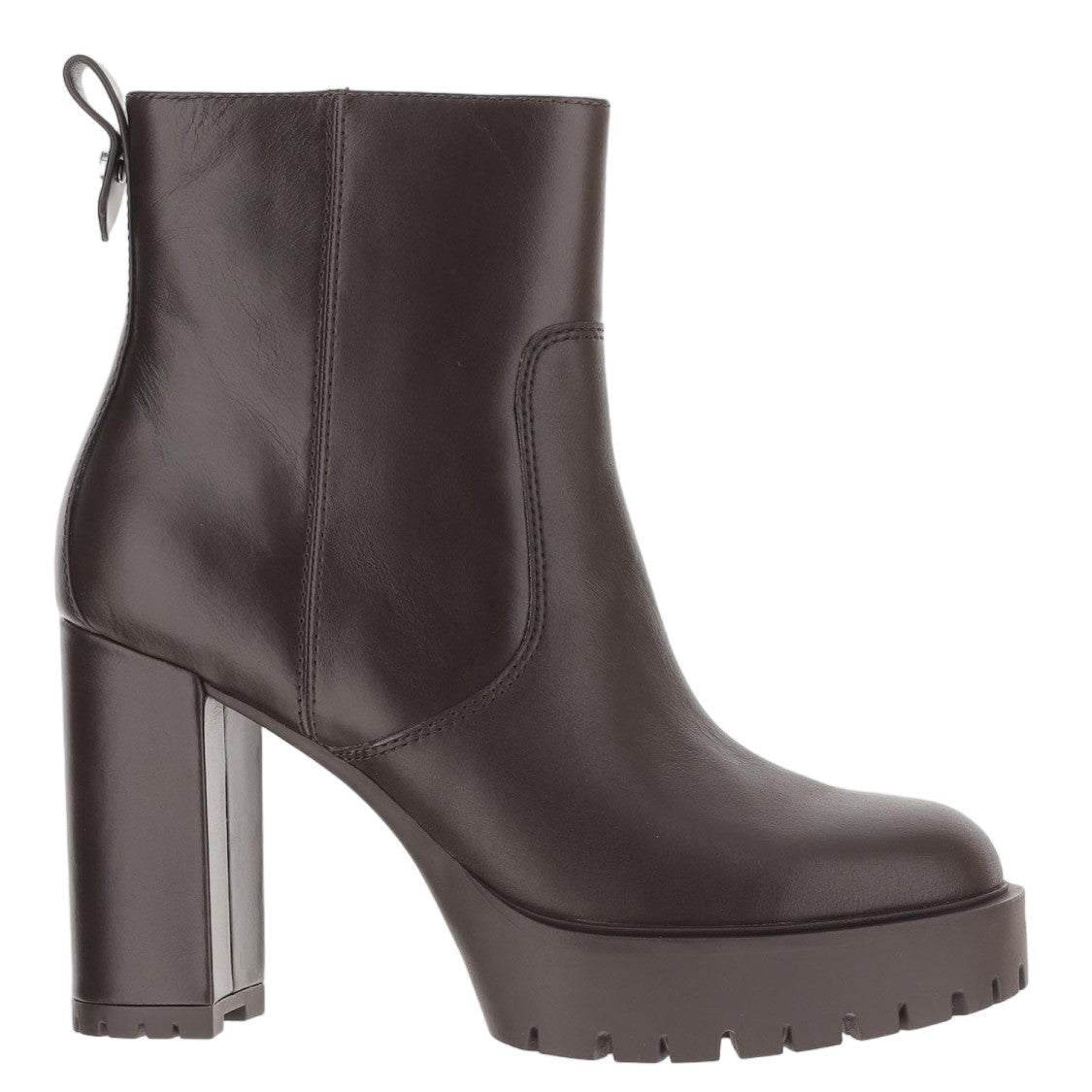 Pinko Brown Clara 01 Platform Leather Boots