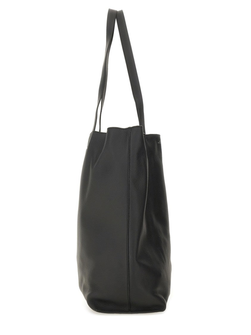 A.P.C. Medium Cowhide Leather Tote With Minimalist Design