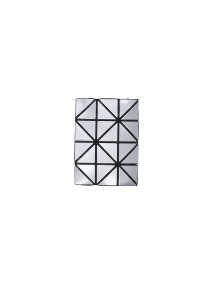 Bao Bao Issey Miyake Silver Prism Geometric Card Holder