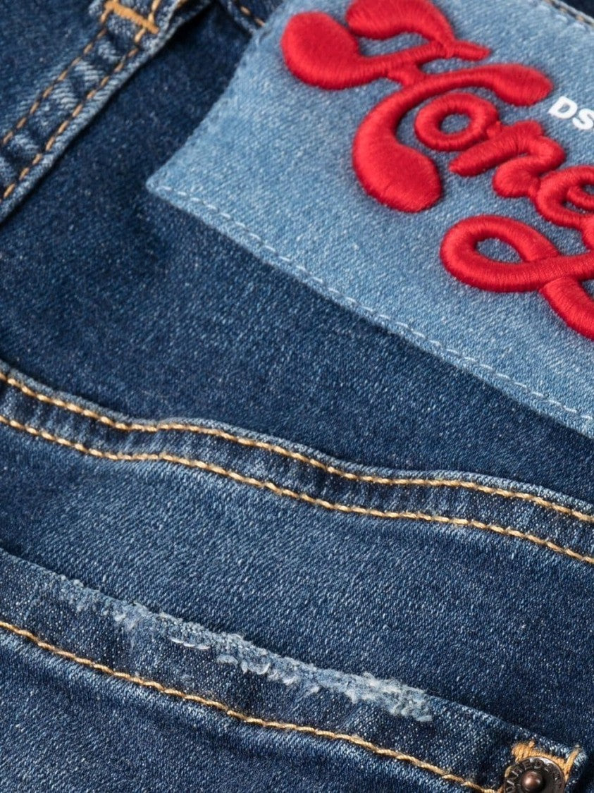 Dsquared2 High-Rise Skinny Jeans With Five-Pocket Design