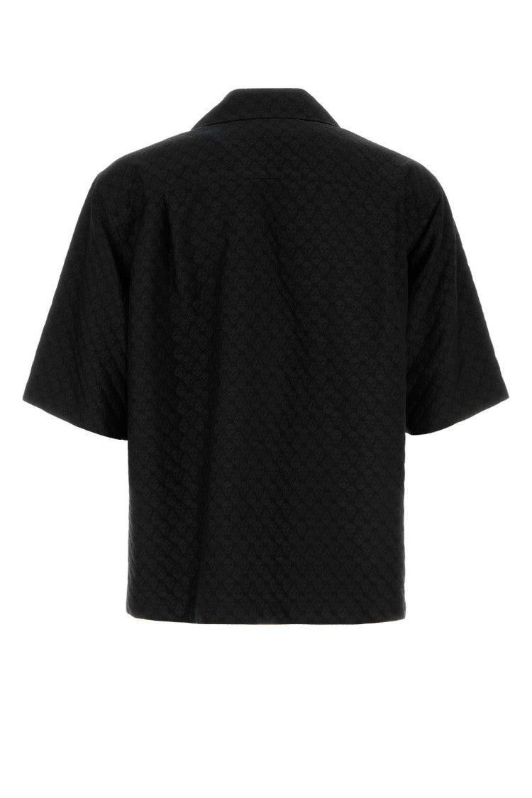 Alexander Mcqueen Black Viscose Blend Shirt