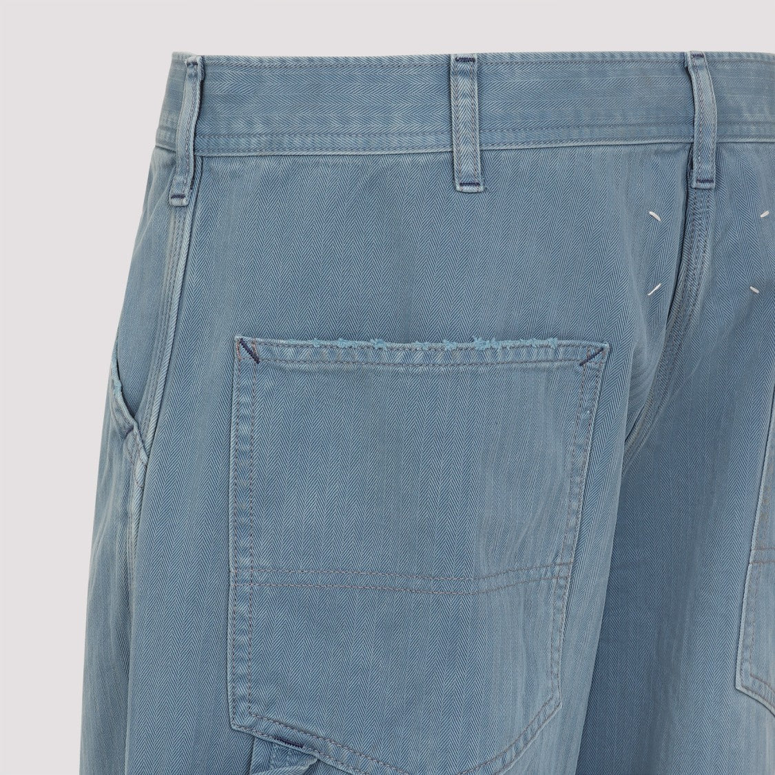 Maison Margiela 5 Pockets Blue Cotton Jeans