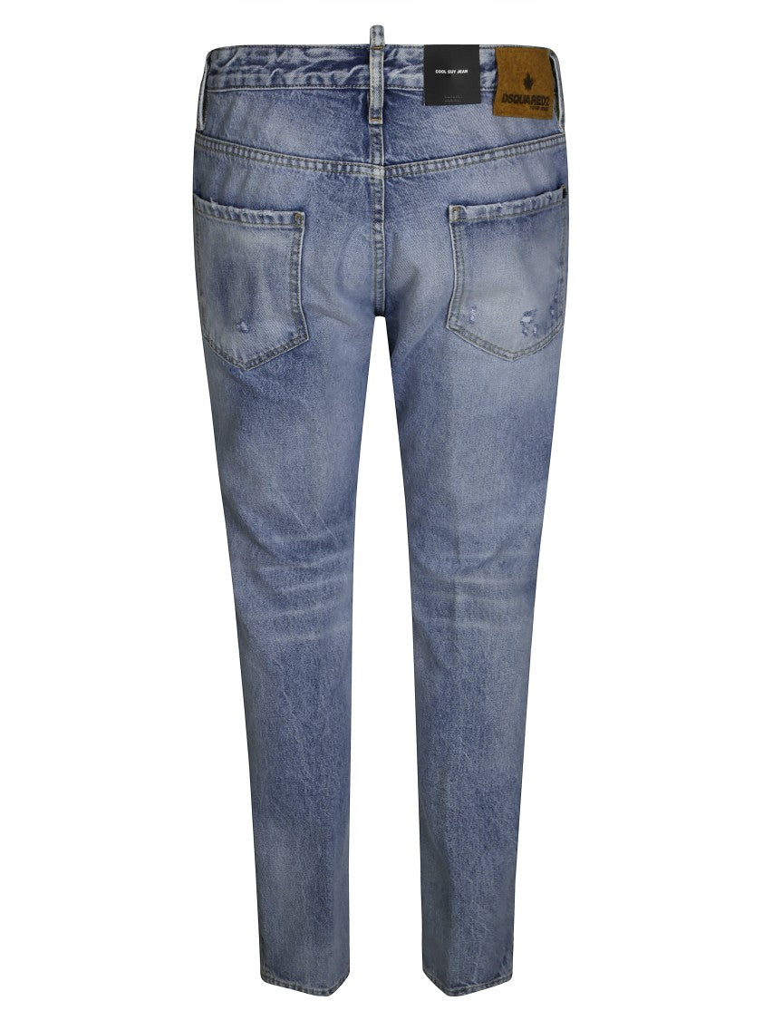 Dsquared2 Slim Fit Blue Denim Jeans
