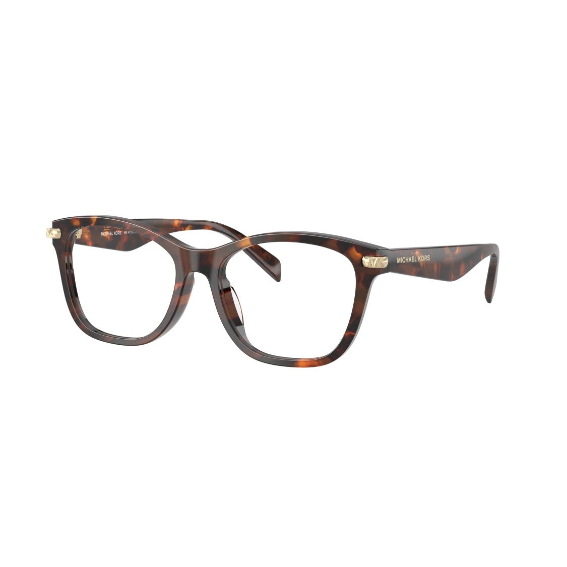 Michael Kors 0Mk4175d Classic Tortoiseshell Acetate Eyeglasses With Gold Accents
