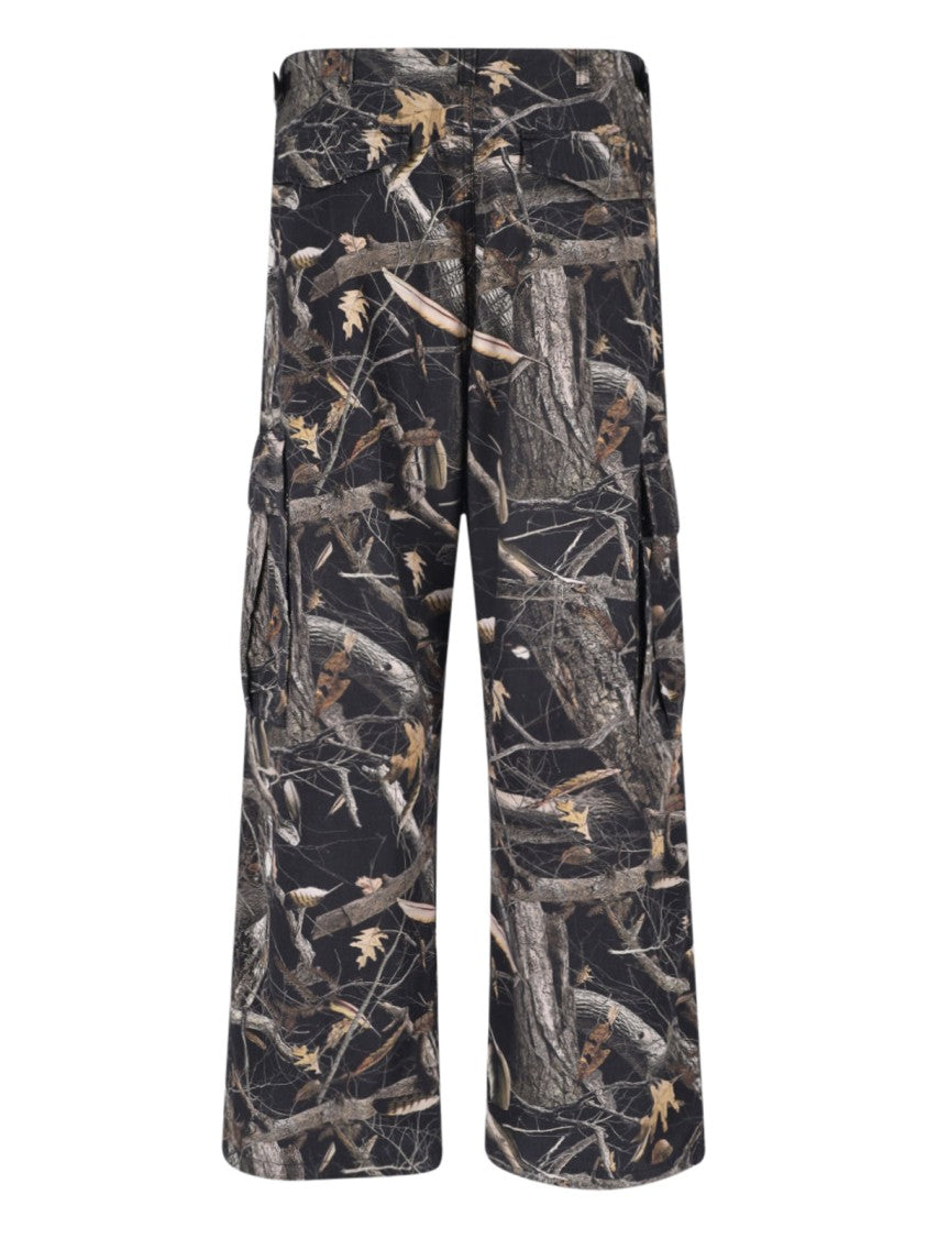 Carhartt Wip Multicolor Camouflage Osborn Cotton Straight-Leg Pants