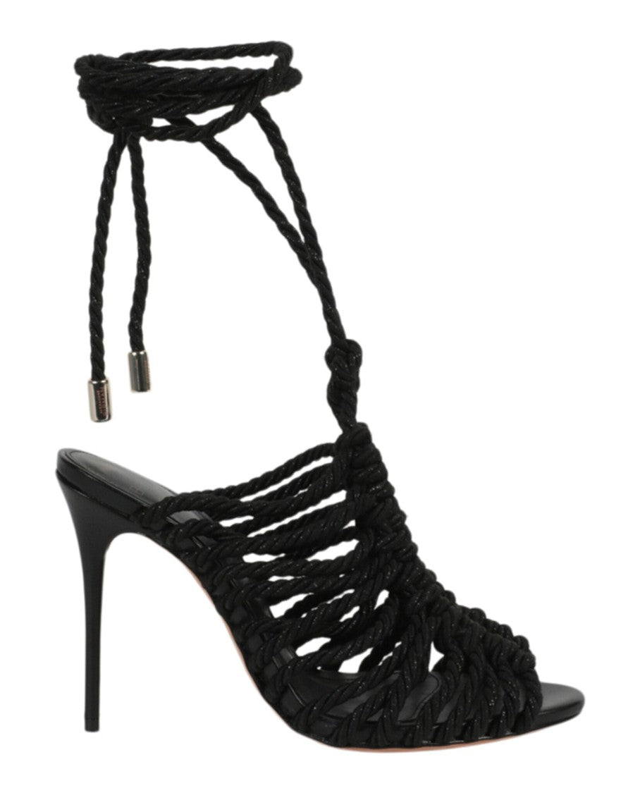 Alexandre Birman Barbara Lurex Heel Sandals