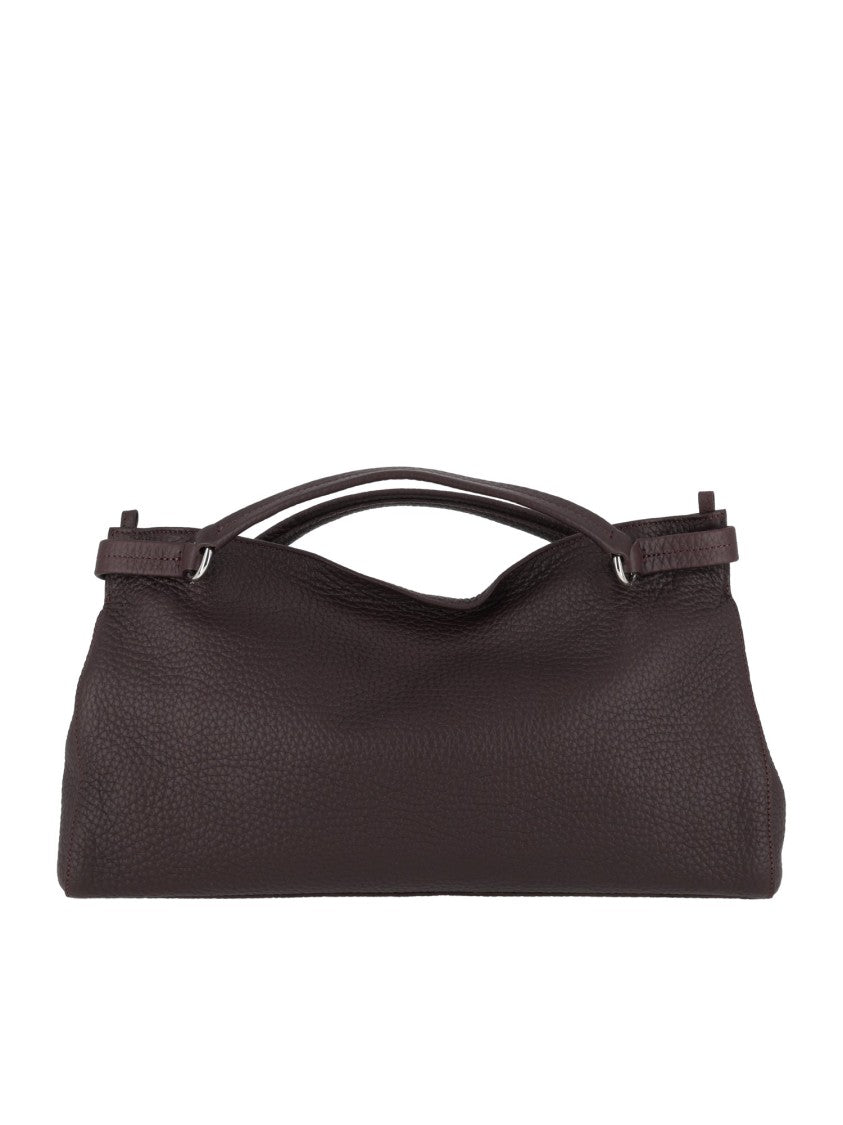 Claudio Orciani Virgo M Soft Textured Calf Leather Handbag