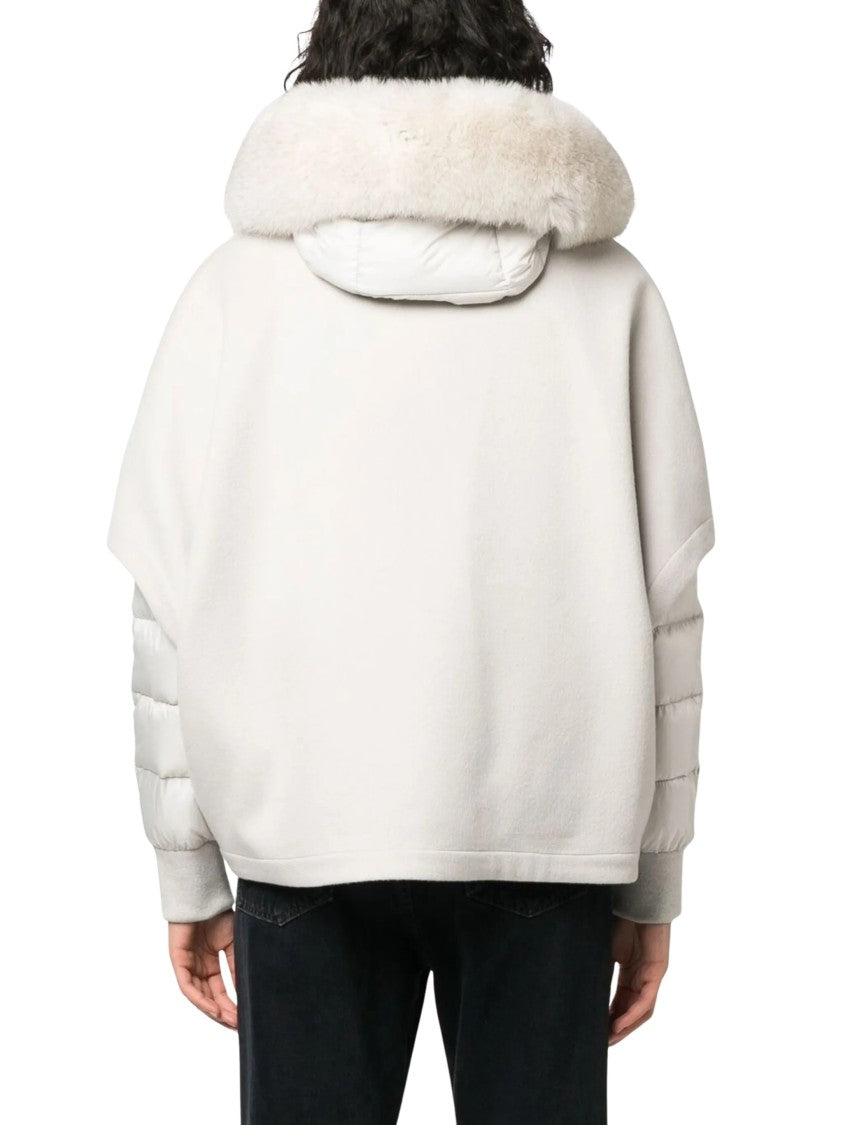 Moorer Pegaso Cwr Light Beige Virgin Wool-Blend Jacket