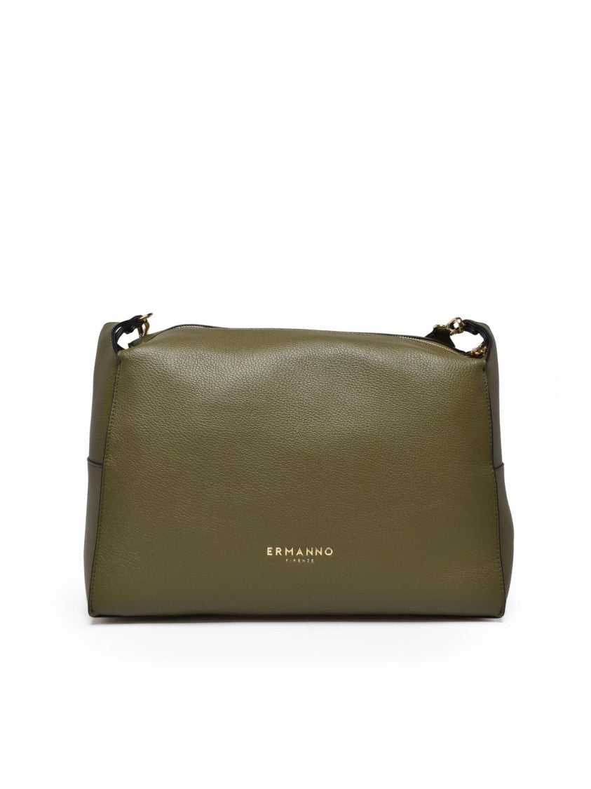 Ermanno Firenze Victoria Large Shoulder Bag With Adjustable Strap And Zip Closure