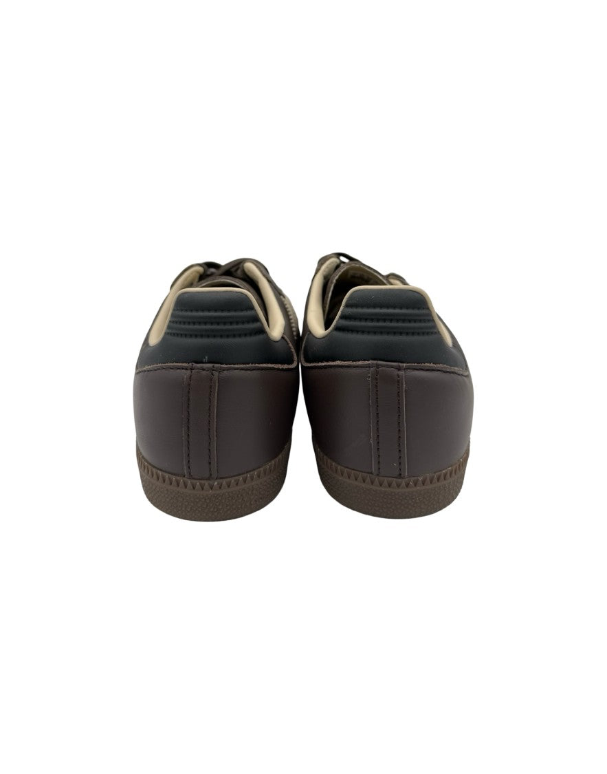 Adidas Originals Leather Sneakers With Contrasting Stripes