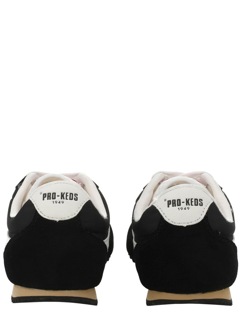 Pro-Keds Black Suede Leather Overlays Sneakers