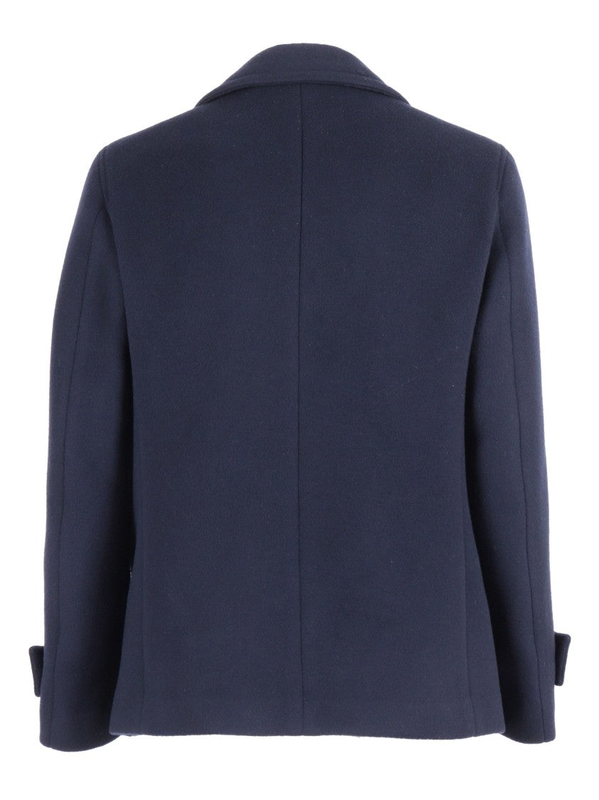 Brando-Lubiam Double-Breasted Wool Coat With Classic Lapel And Structured Silhouette