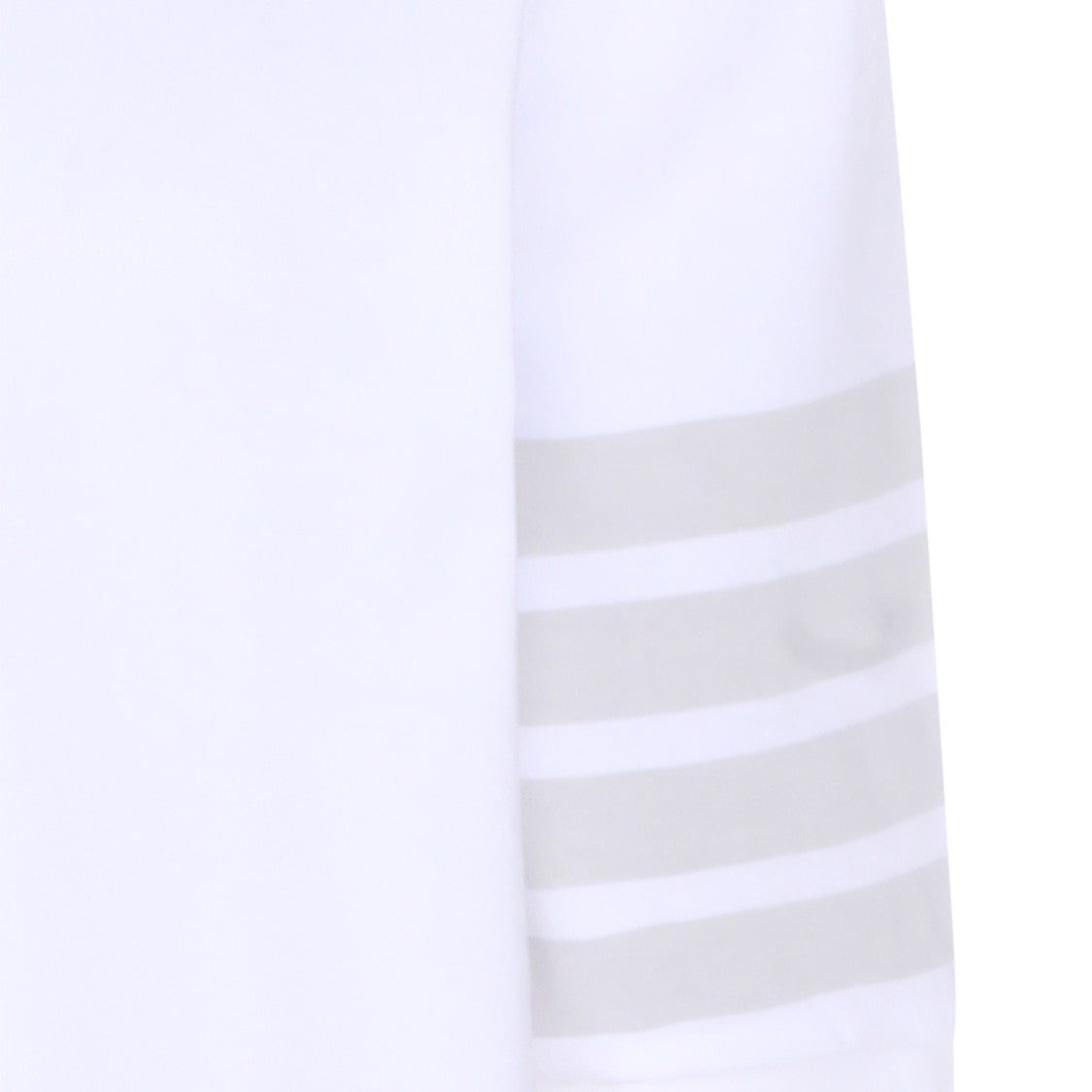 Thom Browne Classic White Four Band T-Shirt