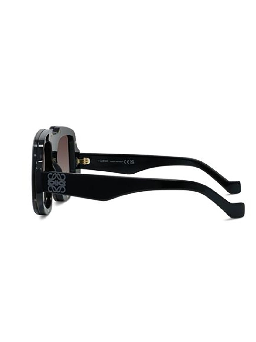 Loewe Lw40194i Bold Rectangular Acetate Sunglasses
