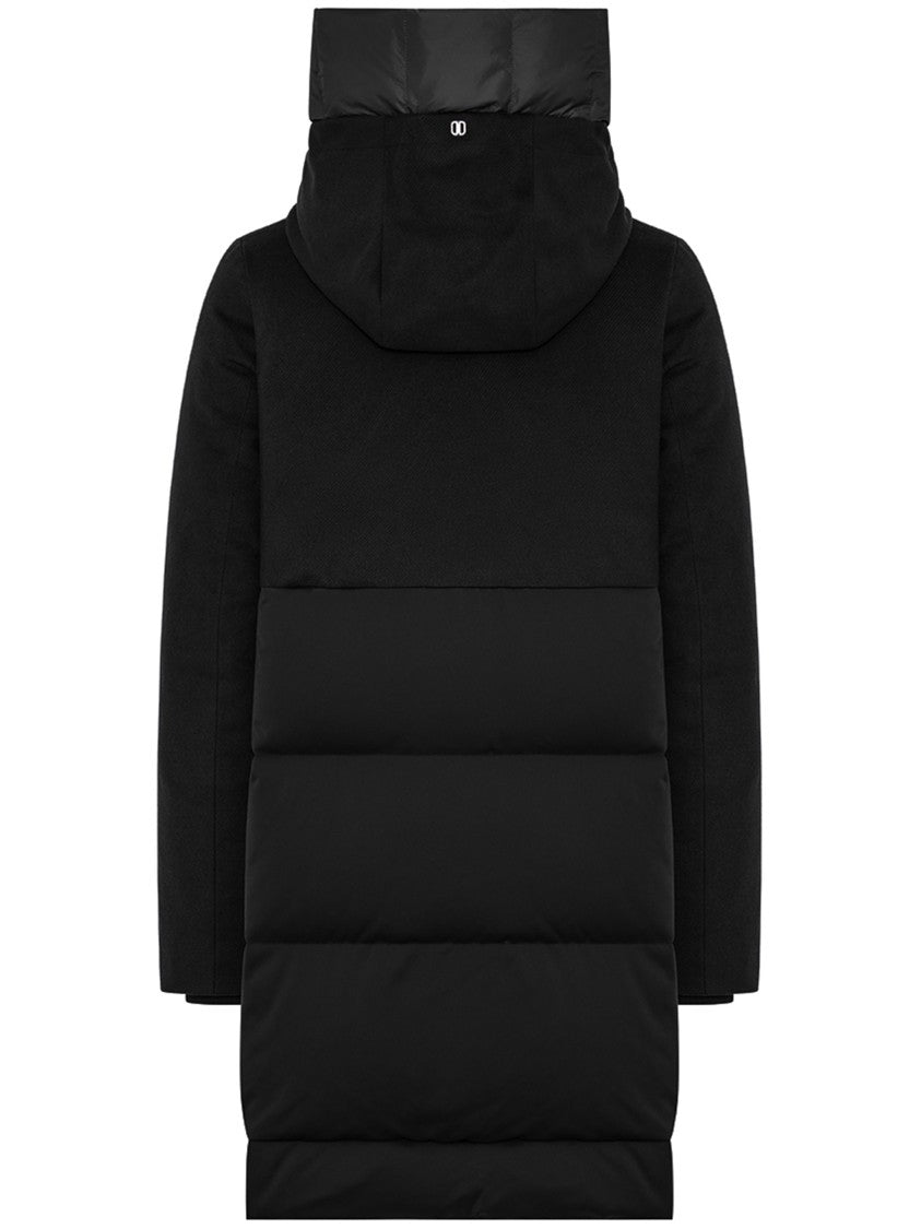 Duno Quilted Long Hooded Padded Jacket