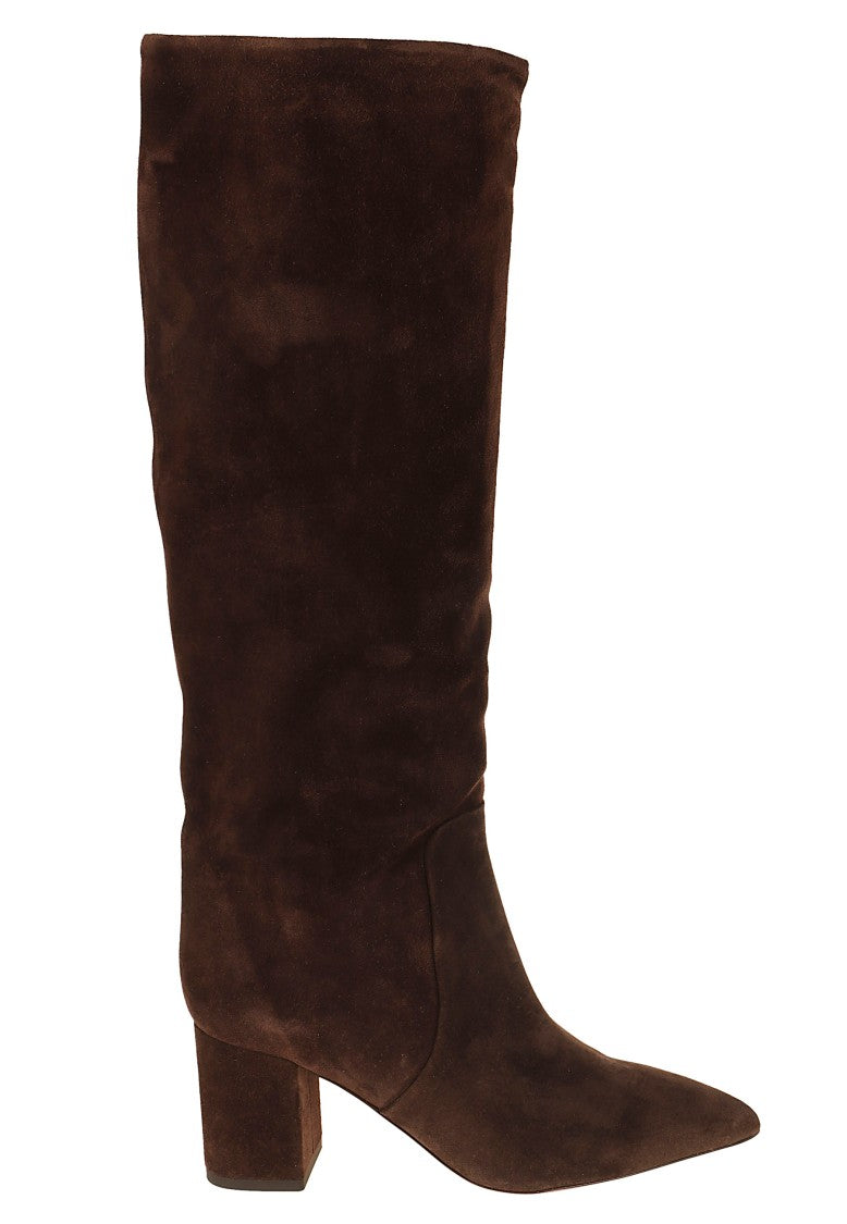 Paris Texas Anja Boot 70 Knee-High Suede Tapered-Toe Boots