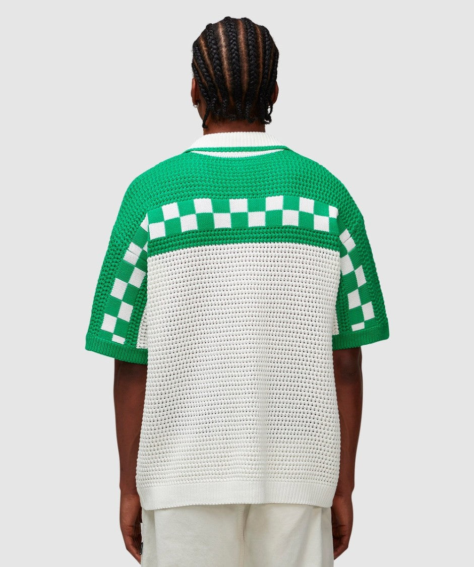 Casablanca Textured Button-Down Short-Sleeve Shirt
