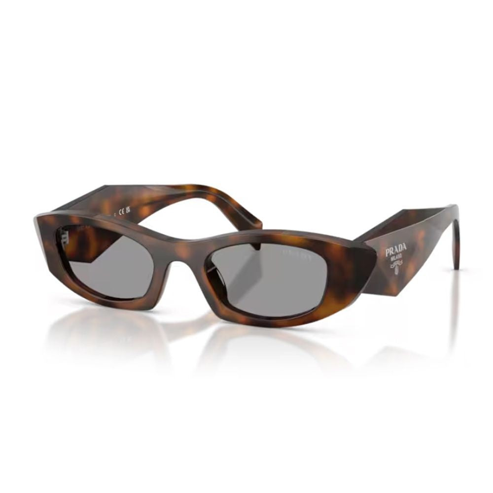 Prada Pr B16s Symbole Tortoise Acetate Sunglasses