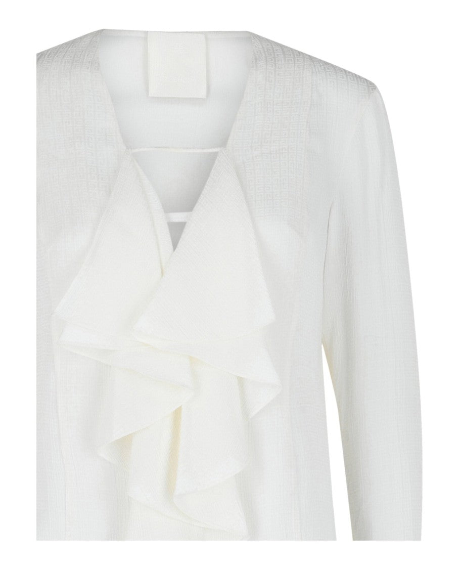 Givenchy 4G Pattern Silk Blouse