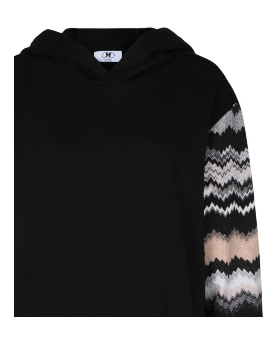 M Missoni Zigzag Drop-Sleeve Hoodie