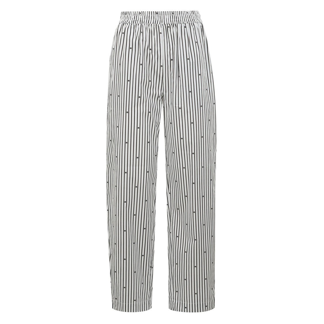 Rotate Striped Tapered Poplin Pants