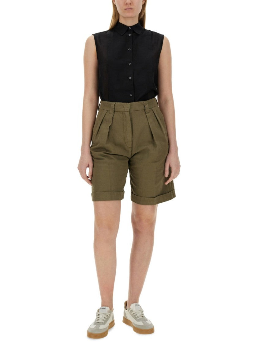 Aspesi Sleeveless Silk Blend Shirt