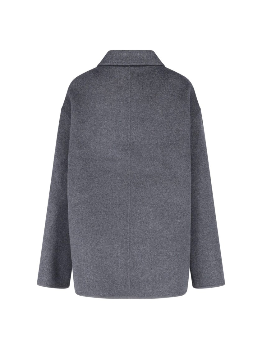 Róhe Pankou Pointed Collar Wool-Blend Jacket