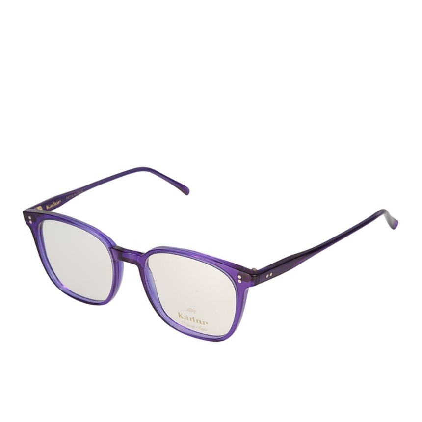 Kador Quadro/K-53 Translucent Purple Square-Frame Kador Eyeglasses