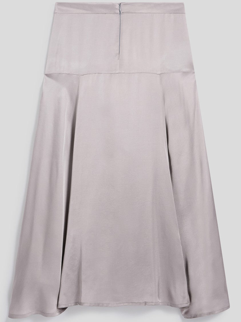 Pence A-Line Fabric Midi Skirt