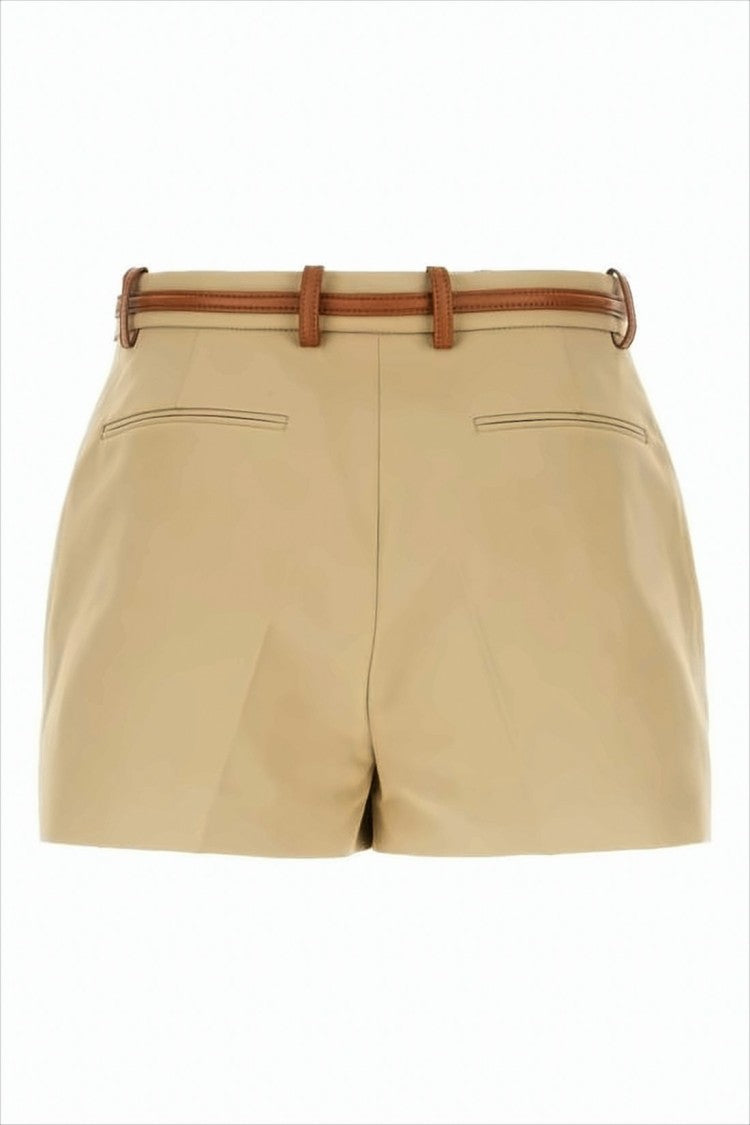 Gucci Tailored Beige Cotton Shorts
