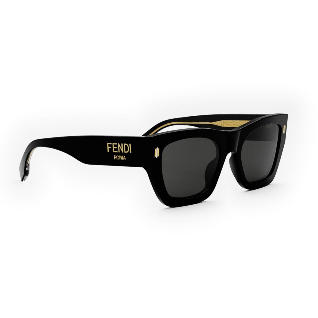 Fendi Fe40100i Oversized Square Frame Sunglasses