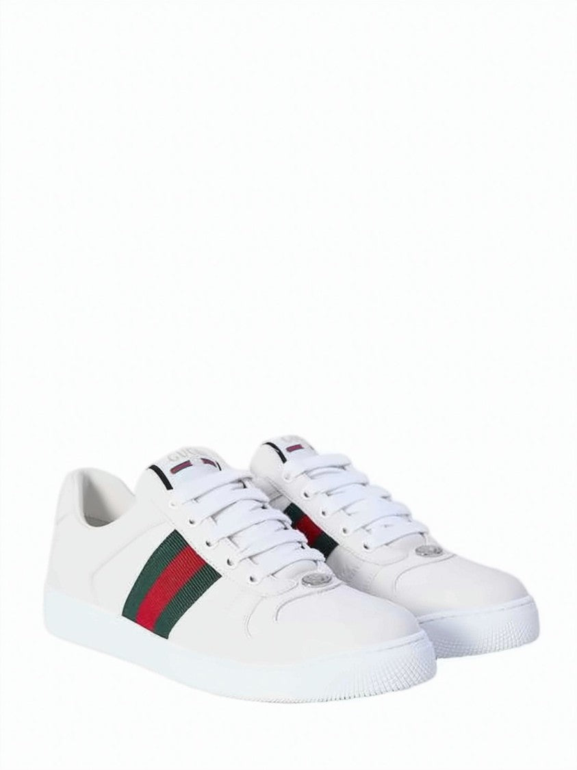 Gucci Low-Top Sneakers With Signature Webbing Stripes
