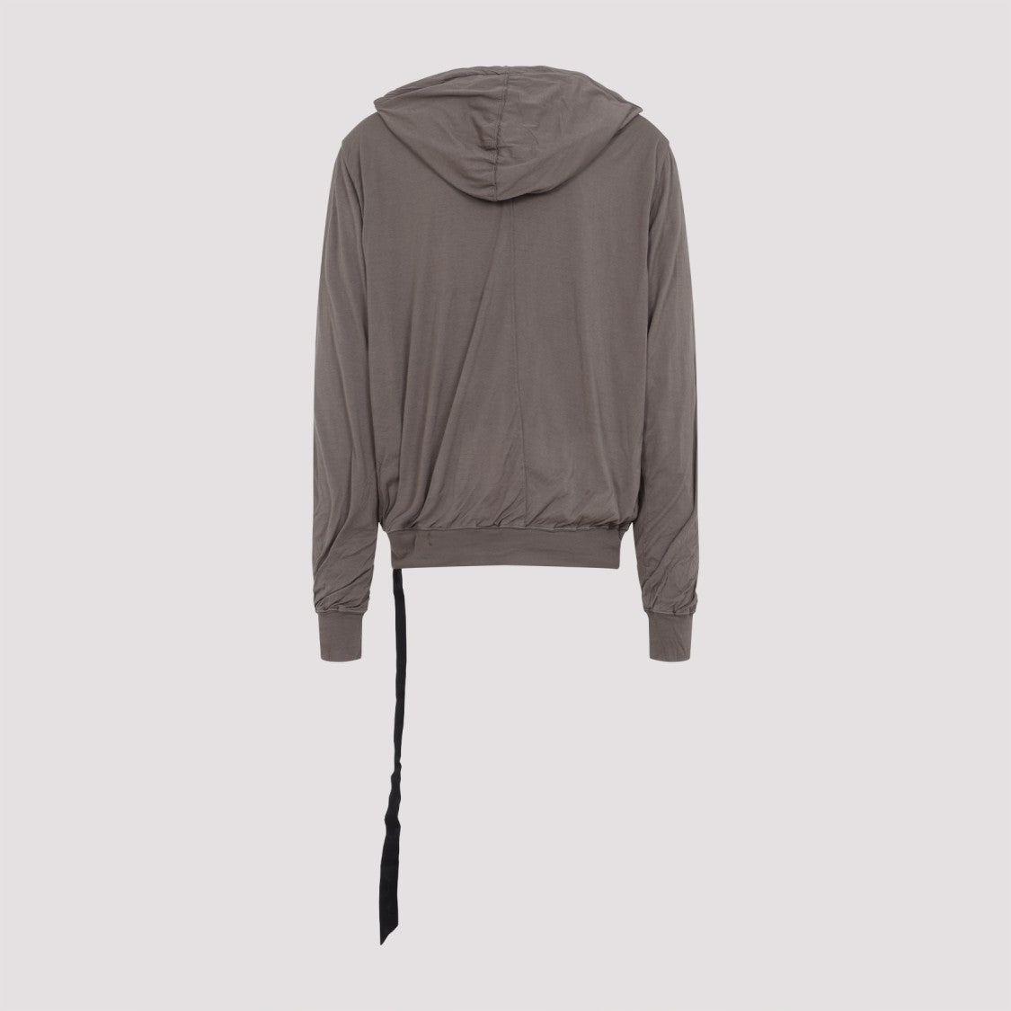 Drkshdw By Rick Owens Dust Grey Cotton Oversized Hoodie With Adjustable Hood