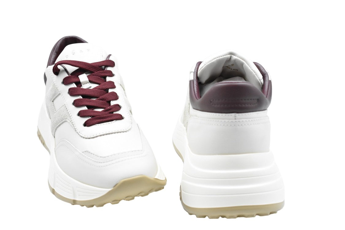 Hogan Bordo Panna Suede Memory Foam Sneakers