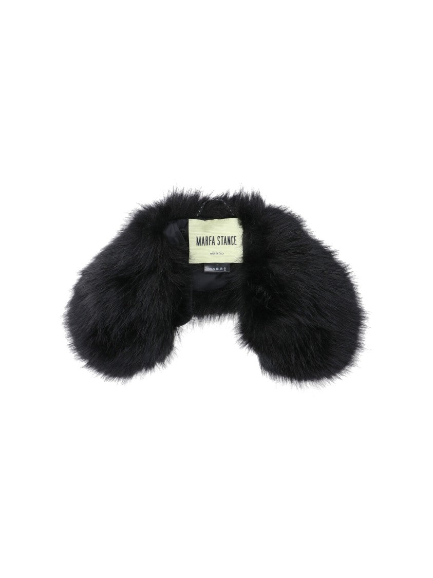 Marfa Stance Faux Fur Collar – Black