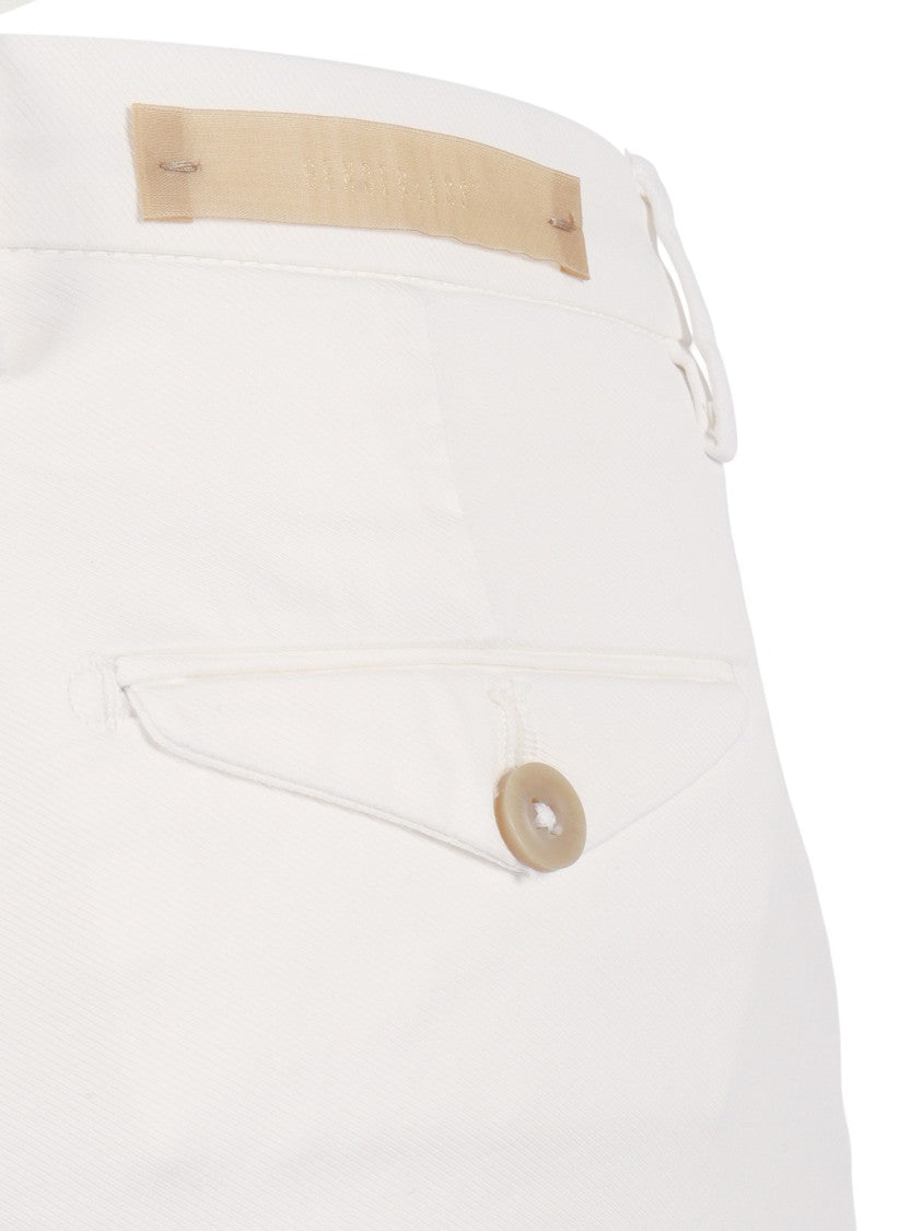 Briglia Tailored Slim Fit Flap Straight-Leg Pants