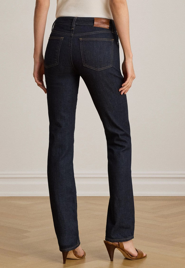 Lauren Ralph Lauren Straight-Leg Mid-Rise Jeans