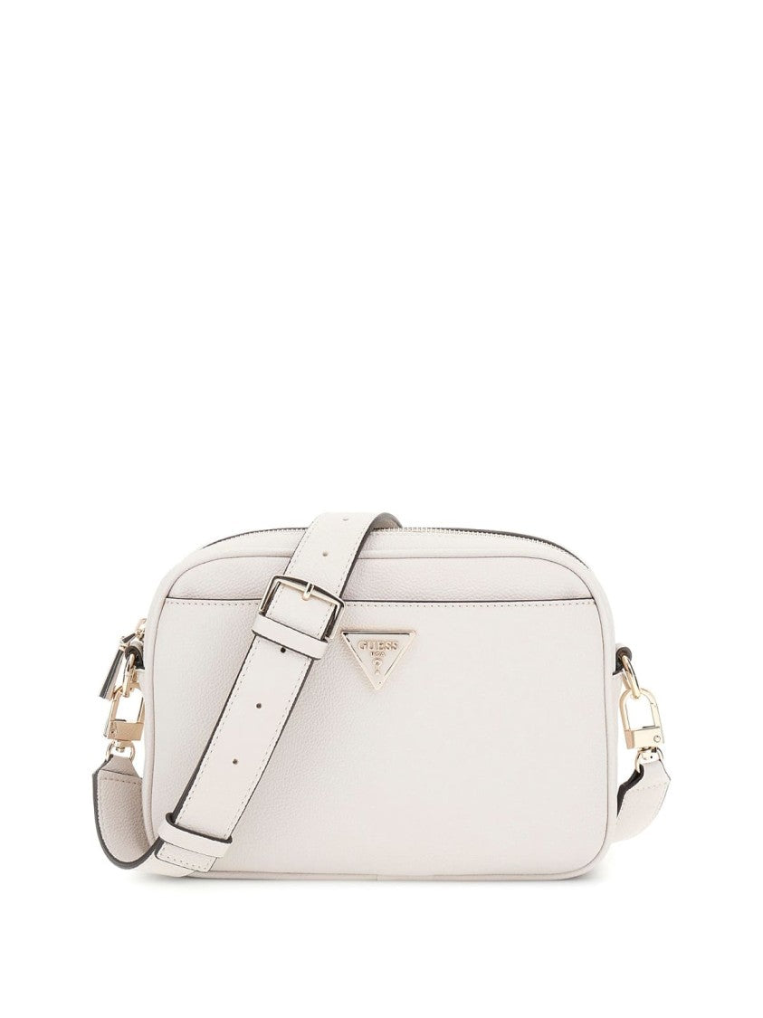 Guess Women's White Crossbody Bag In Faux Leather