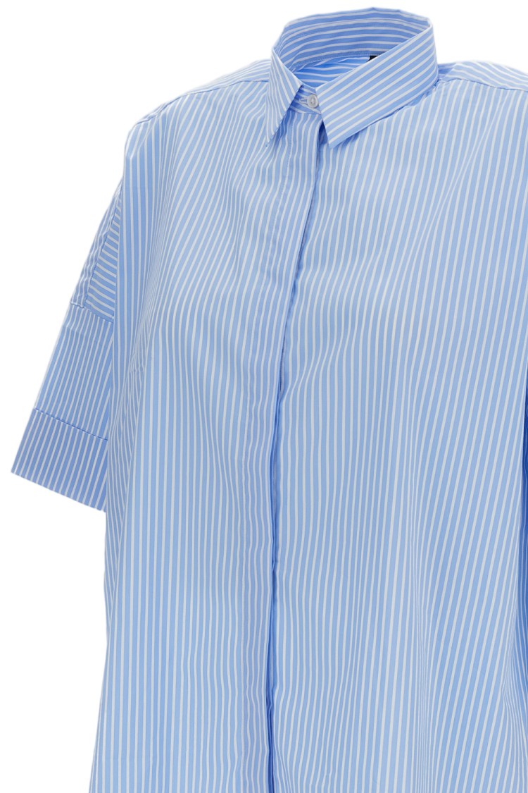 Fay Vertical Striped Button-Up Shirt