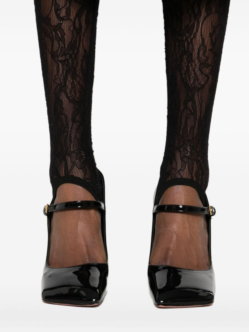 Moschino Black Wool Blend Midi Dress