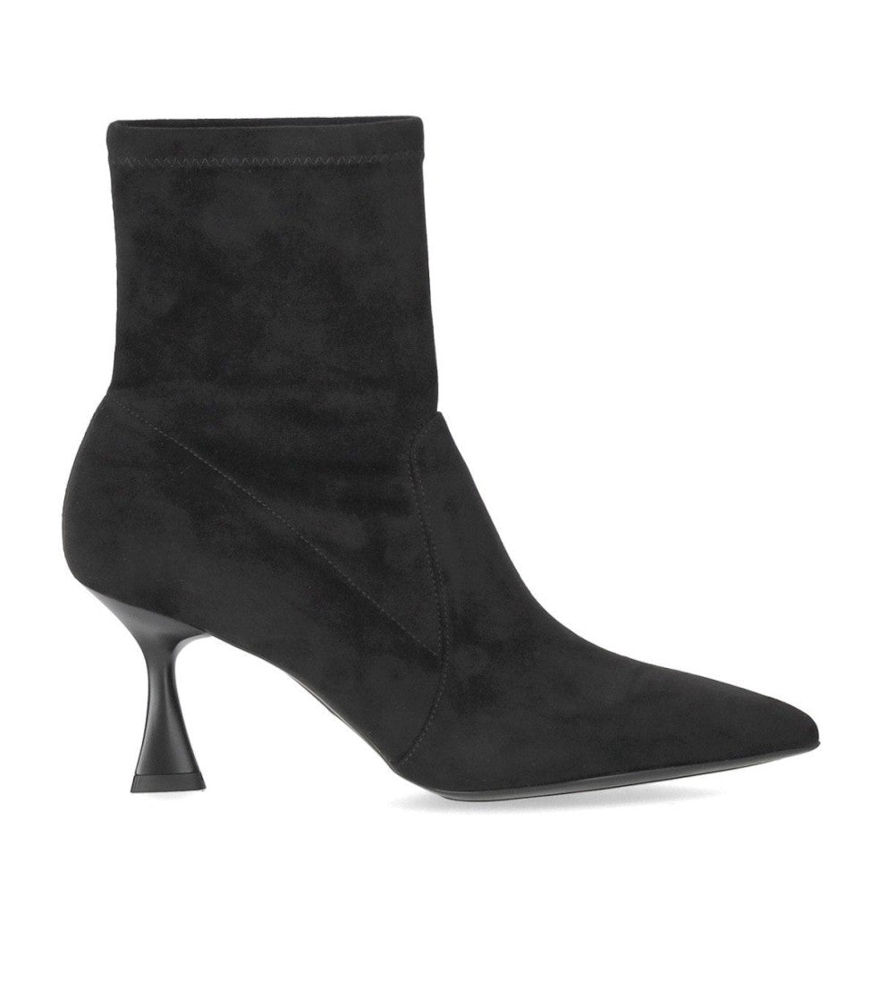 Sergio Levantesi Janet Black Heeled Ankle Boot